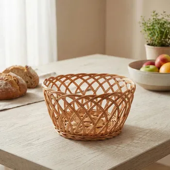 chlebník Ažurový košík polyratan MONDEX SINO 22 × 9 cm