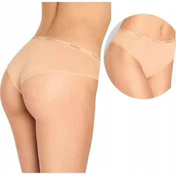 Kalhotky MARILYN Kalhotky dámské brazilské kalhotky bavlna organická bambus JULIA BÉŽOVÁ XL