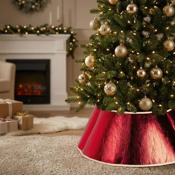 Vánoční dekorace Lesklý kryt stojanu na vánoční stromek MONDEX 60 cm