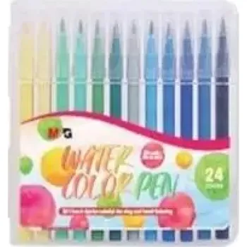 Umělecké fixy s štětcovým hrotem, 24 barev M&G