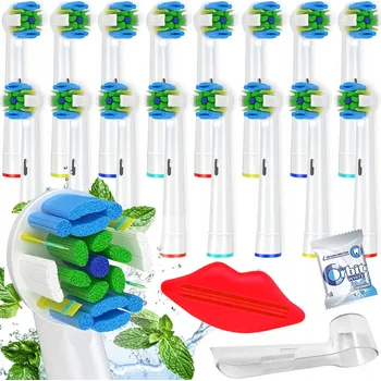 Péče o chrup HLAVICE NA ELEKTRICKÝ ZUBNÍ KARTÁČEK BRAUN ORAL-B – 16 KUSŮ + DÁREK