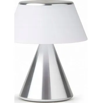 Lampička Lexon Luma M LED Lampa stříbrná / stříbrná LH87MAP
