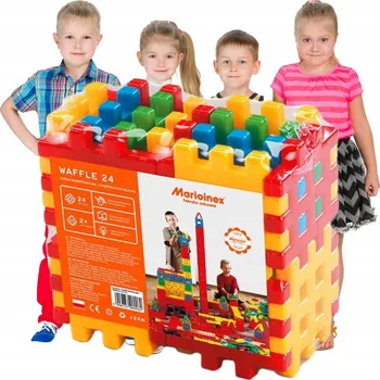 ostatní stavebnice VAFLOVÉ Stavební Stavebnice MARIOINEX Kostka 24 dílů