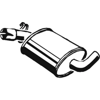 Tlumič výfuku Střední tlumič výfuku ASMET 03.026