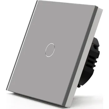 vypínač DOTYKOVÝ SKLENĚNÝ VYPÍNAČ SVĚTLA JEDNODUCHÝ 1K WIFI TUYA BEZ NULOVÉHO VODIČE