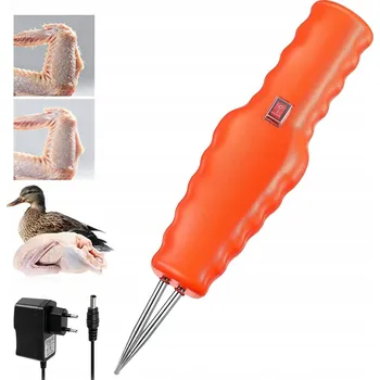 Elektrická oškubávačka PEŘÍ drůbeže, kuřat a slepic - NABÍJECÍ