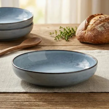 Miska na polévku MONDEX BASIC NATURE 1 l 22,5 cm modrá