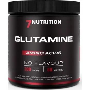 Aminokyselina 7NUTRITION GLUTAMIN 300G PURE AMINOKYSELINA REGENERACE TAURIN IMUNITA