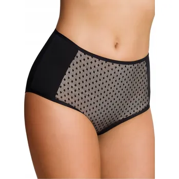 Kalhotky EMILI kalhotky kalhotky LILKA vysoký pas krajka černá S