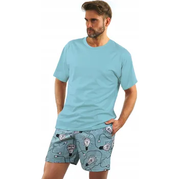 Sesto Senso pánské pyžamo 2431/6 krátký rukáv, velikost XL