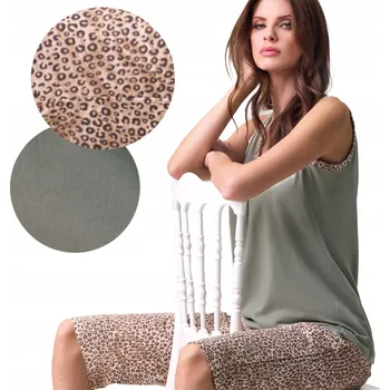 Dámské pyžamo Lormar dámské pyžamo bavlna zelené, velikost M