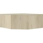 Meblar Nástavec skříně BRAGA 4 Zvolte možnost: dřevěný úchyt, Výběr provedení: Dub cremona