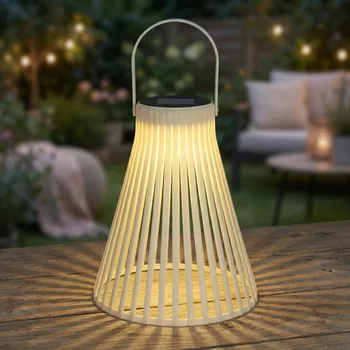 Venkovní osvětlení Solární lucerna MONDEX 23 cm bílá