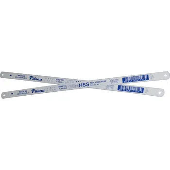 Pila ocaska PILANA bi‑metal list do pily na kov 300×13×0,63 mm, 24 TPI (2 ks) (Jednostranné náhradní pilové listy pro rámové pily 300 mm, vlnovitý rozvod, kalené zuby)