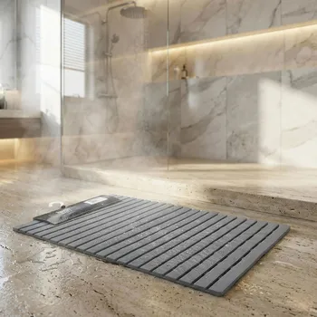 Koupelnová předložka Koupelnová předložka MONDEX BATH LAB ZAC 40 × 70 cm šedá