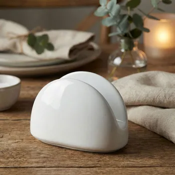 Stojánek na ubrousky MONDEX BASIC 12 × 6 × 7,5 cm bílý