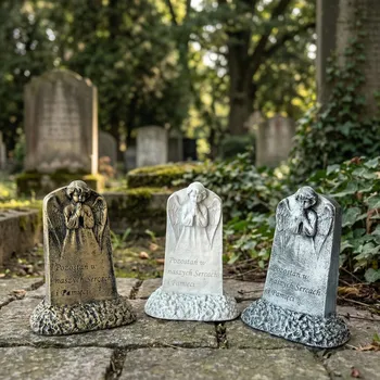 Figurka s andělem MONDEX 7 × 14,5 × 18 cm stříbrná