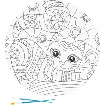 Obraz OBRAZ K VYMALOVÁNÍ - KOŤÁTKO