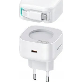 USAMS USB-C Nabíječka USB-C PD+QC 35W Gan Rychlé Nabíjení XMF Series CC202TC0