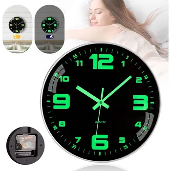 Hodiny Nástěnné hodiny Bedee černé 30 cm