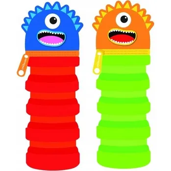 Penál Silikonový penál tuba – příšerky MIX