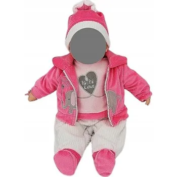 Doplněk pro panenku Panenka miminko 45 cm zpívá a mluví polsky PVC