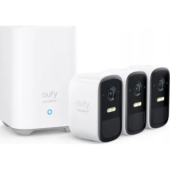 IP kamera EUFY Bezpečnostní venkovní kamera s výdrží 180 dní, HD 1080p, IP67, Noční vidění, kompatibilní s HomeKit