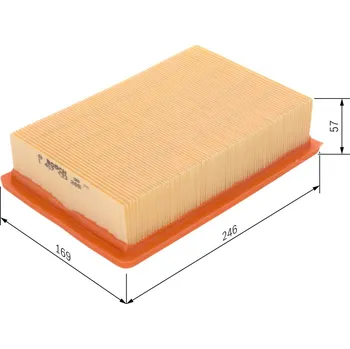 Vzduchový filtr Vzduchový filtr BOSCH 1 457 433 265