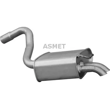 Tlumič výfuku Zadní tlumič výfuku ASMET 07.204