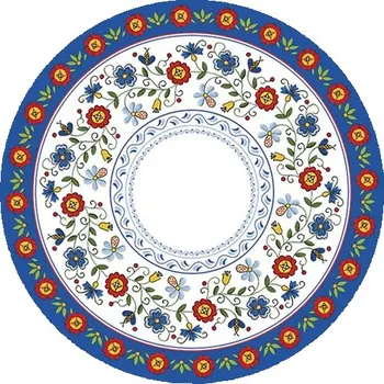 Talíř FOLKLORNÍ TALÍŘKY NA PÁRTY, 18 CM