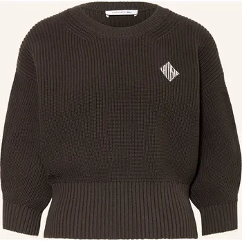 Dámský svetr Lacoste Dámský Svetr S 3/4 Rukávy, tmavě hnědá, 44