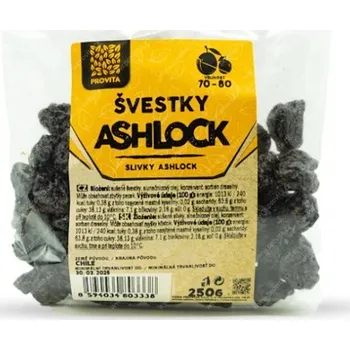 Sušené ovoce PROVITA Sušené švestky bez pecky 250&nbsp;g