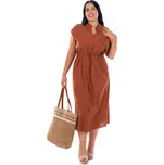 Dámské šaty FANNY 42 Cihlová