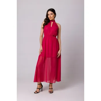 Dámské šaty Elegantní šifonové maxi ŠATY 44 XXL