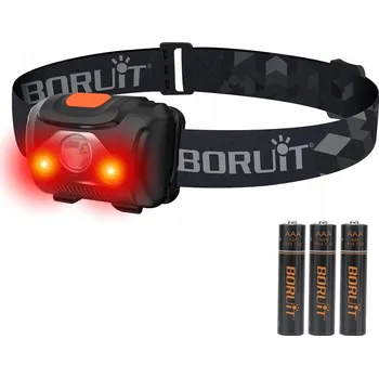 Čelovka BORUIT LED Čelovka Superjasná 4 režimy pro dospělé děti Camping