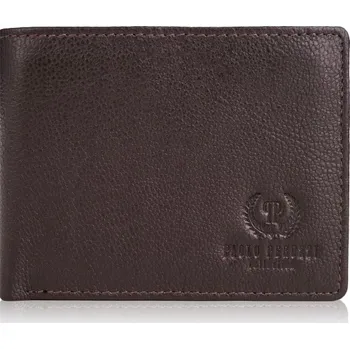 Peněženka Muž peněženka Paolo Peruzzi z pravé kůže hnědá
