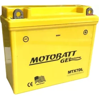 Auto-moto Motobaterie MotoBatt 12V 7AH/110A (P+) MTX7DL