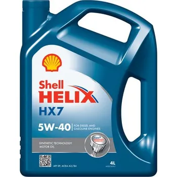Motorový olej Motorový olej Shell 4 l 5W-40