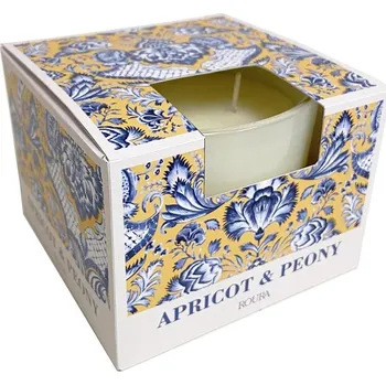 Svíčka Roura - Apricot & Peony, Vonná svíčka ve skle, 300 g