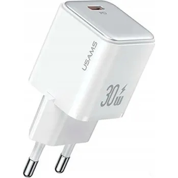 Síťová nabíječka Usams USB-C pro Apple 3000 mA 20 V USA001283 bílá