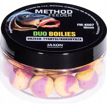 Boilies Proteinové boilies DUO kapr JAXON 16mm 40g tygří ořech