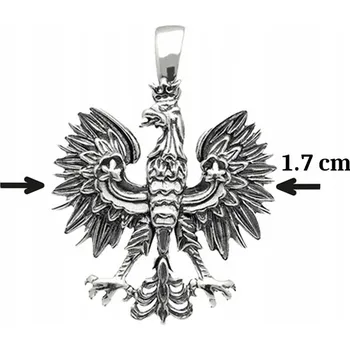 Přívěsek Přívěsek Ulex Premium stříbrný oxidovaný 925 Orel znak Polský