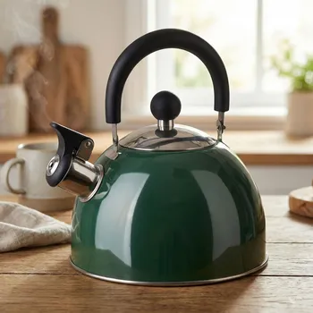 Konvice na čaj Čajník s píšťalkou MONDEX CURT 2 l zelený