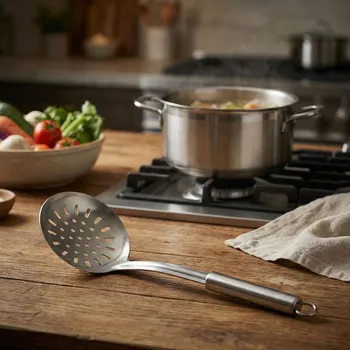 Naběračka na pěnu MONDEX BASIC KITCHEN 36,5 cm stříbrná