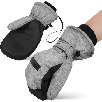 Rukavice Zimní Rukavice XL Lyžařské Rukavice Snowboardové Zateplené S KAPSOU a Dotykovou Obrazovkou