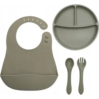 dětská jídelní sada Silikonová sada nádobí Gigi Kids