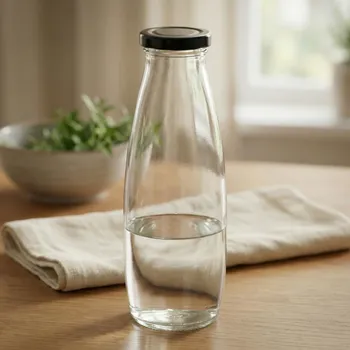 Láhev Láhev s černým uzávěrem MONDEX HOLLIE CLEAR 500 ml