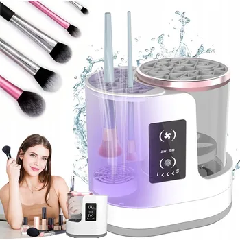 Kosmetický štětec Elektrický čistič štětců na make-up 3v1
