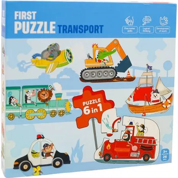 Hračka pro nejmenší EDUkid První puzzle Doprava 6v1