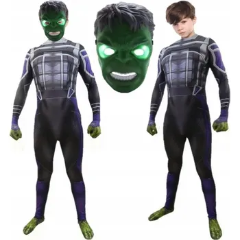 Karnevalový kostým KOSTÝM PŘEVLEK MUTANT SKIN MASKA SUPERHRDINA KOSTÝM NA KARNEVAL 116 122